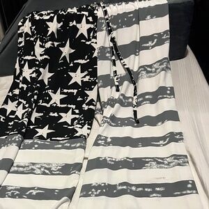 Zenana  wide leg flag pants